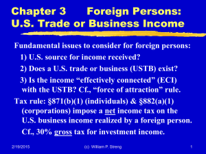 Chapter 3      Foreign Persons: