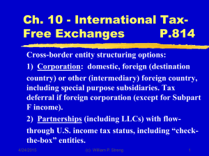 Ch. 10 - International Tax-