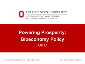 Powering Prosperity: Bioeconomy Policy OBIC