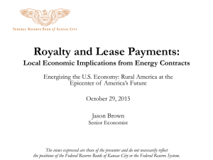 Royalty and Lease Payments: Local Economic Implications from Energy Contracts