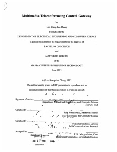Multimedia Teleconferencing Control Gateway