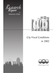 Research Report City Fiscal Conditions in 2002