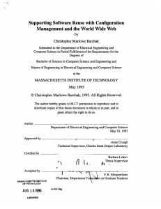 Supporting Software Reuse with Configuration Management and the World Wide Web by