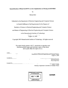 Quantification of Blood  Gd-DTPA  Levels:  Implications ... by Marisa Hori