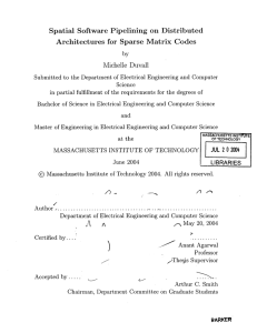 Spatial  Software  Pipelining  on  Distributed