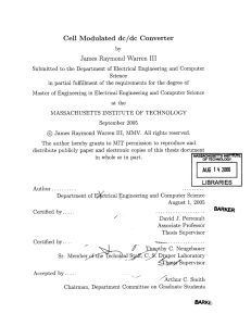 Cell  Modulated  dc/dc  Converter III