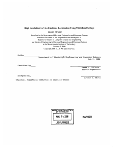 High Resolution  In-Vivo  Electrode  Localization  Using ... Daniel  Oreper