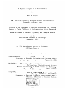 A  Bayesian  Analysis  of  Ill-Posed ... by Paul  W.  Wojcik