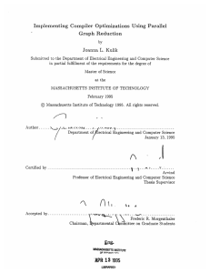 Implementing  Compiler  Optimizations  Using  Parallel Graph Reduction