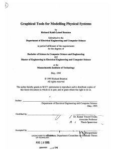 Graphical Tools  for Modelling  Physical  Systems by