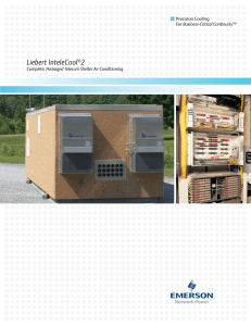 Liebert InteleCool 2 Precision Cooling Business-Critical Continu