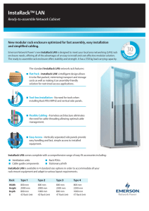 30 InstaRack™ LAN Ready-to-assemble Network Cabinet