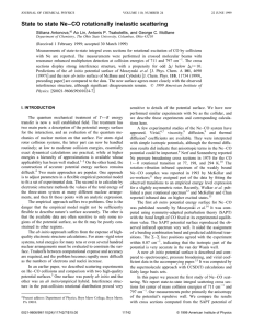 State to state Ne–CO rotationally inelastic scattering