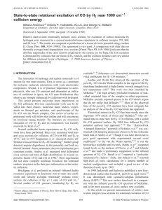 State-to-state rotational excitation of CO by H near 1000 cm collision energy