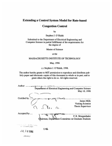 Extending a Control System  Model  for Rate-based