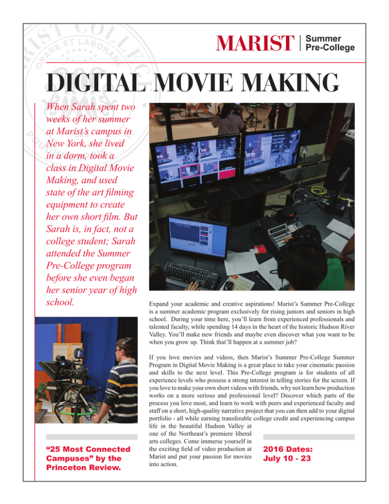 amateur digital movie making
