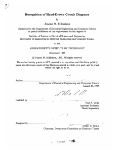 Recognition  of  Hand-Drawn  Circuit Diagrams Joanne by