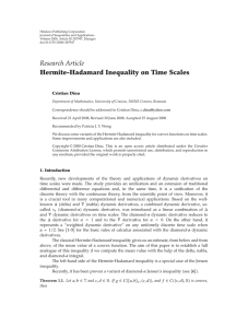 Hindawi Publishing Corporation Journal of Inequalities and Applications