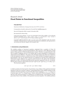 Hindawi Publishing Corporation Journal of Inequalities and Applications