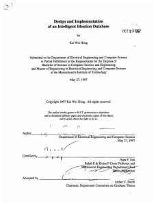 Design  and Implementation of an Intelligent Ideation Database rCT 2