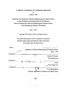 A  Software  Architecture  for  Autonomous ... by S. Submitted  to the Department  of Electrical  Engineering ...