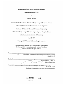 Asynchronous  Direct Digital  Synthesis  Modulator by
