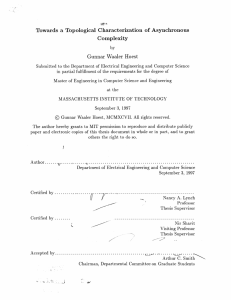 Towards  a  Topological  Characterization  of ... Complexity Gunnar  Waaler  Hoest