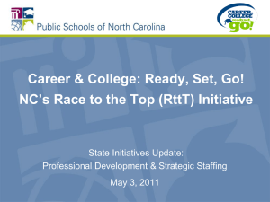 Career &amp; College: Ready, Set, Go! State Initiatives Update: