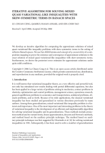 ITERATIVE ALGORITHM FOR SOLVING MIXED QUASI-VARIATIONAL-LIKE INEQUALITIES WITH