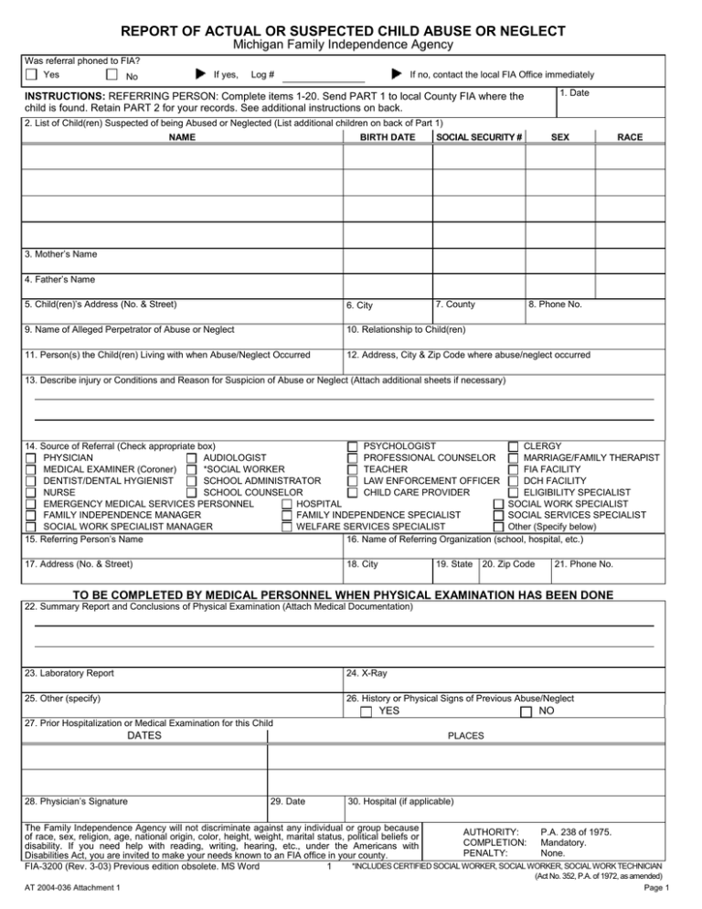 report-of-actual-or-suspected-child-abuse-or-neglect