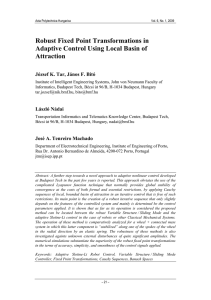 Robust Fixed Point Transformations in Adaptive Control Using Local Basin of Attraction