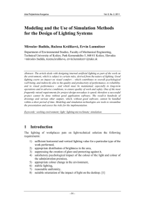 Modeling and the Use of Simulation Methods