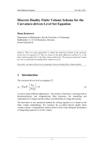 Discrete Duality Finite Volume Scheme for the Curvature-driven Level Set Equation
