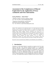Assessment of the Completeness of Mineral Arithmetic and Prior Information