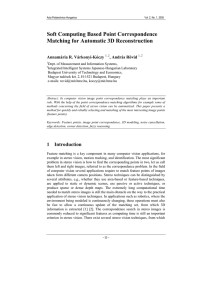 Soft Computing Based Point Correspondence Matching for Automatic 3D Reconstruction