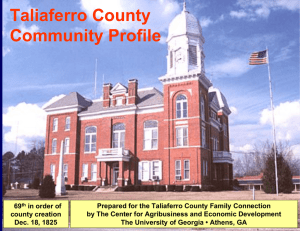 Taliaferro County Community Profile