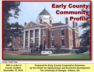Early County Community Profile