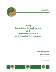 Linking Brownfields Redevelopment and Greenfields Protection