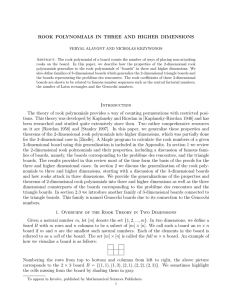 ROOK POLYNOMIALS IN THREE AND HIGHER DIMENSIONS