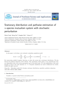 Stationary distribution and pathwise estimation of n-species mutualism system with stochastic perturbation