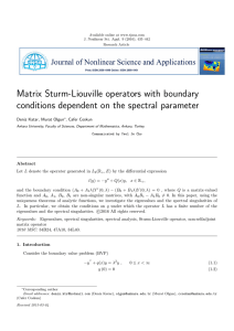 Matrix Sturm-Liouville operators with boundary conditions dependent on the spectral parameter