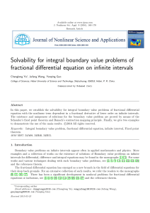 Solvability for integral boundary value problems of