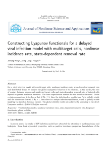 Constructing Lyapunov functionals for a delayed