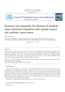 Existence and uniqueness for solutions of parabolic