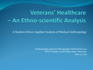 A Student-Driven Applied Analysis of Medical Anthropology