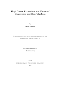 Hopf Galois Extensions and Forms of Coalgebras and Hopf algebras