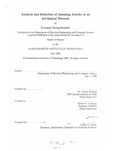 Analysis  and  Detection  of  Jamming ... All-Optical  Network Poompat