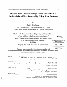 Beyond  Text Analysis:  Image-Based  Evaluation of