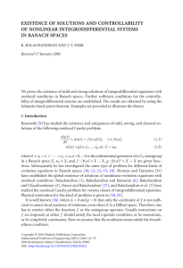 EXISTENCE OF SOLUTIONS AND CONTROLLABILITY OF NONLINEAR INTEGRODIFFERENTIAL SYSTEMS IN BANACH SPACES