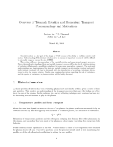 Overview of Tokamak Rotation and Momentum Transport Phenomenology and Motivations